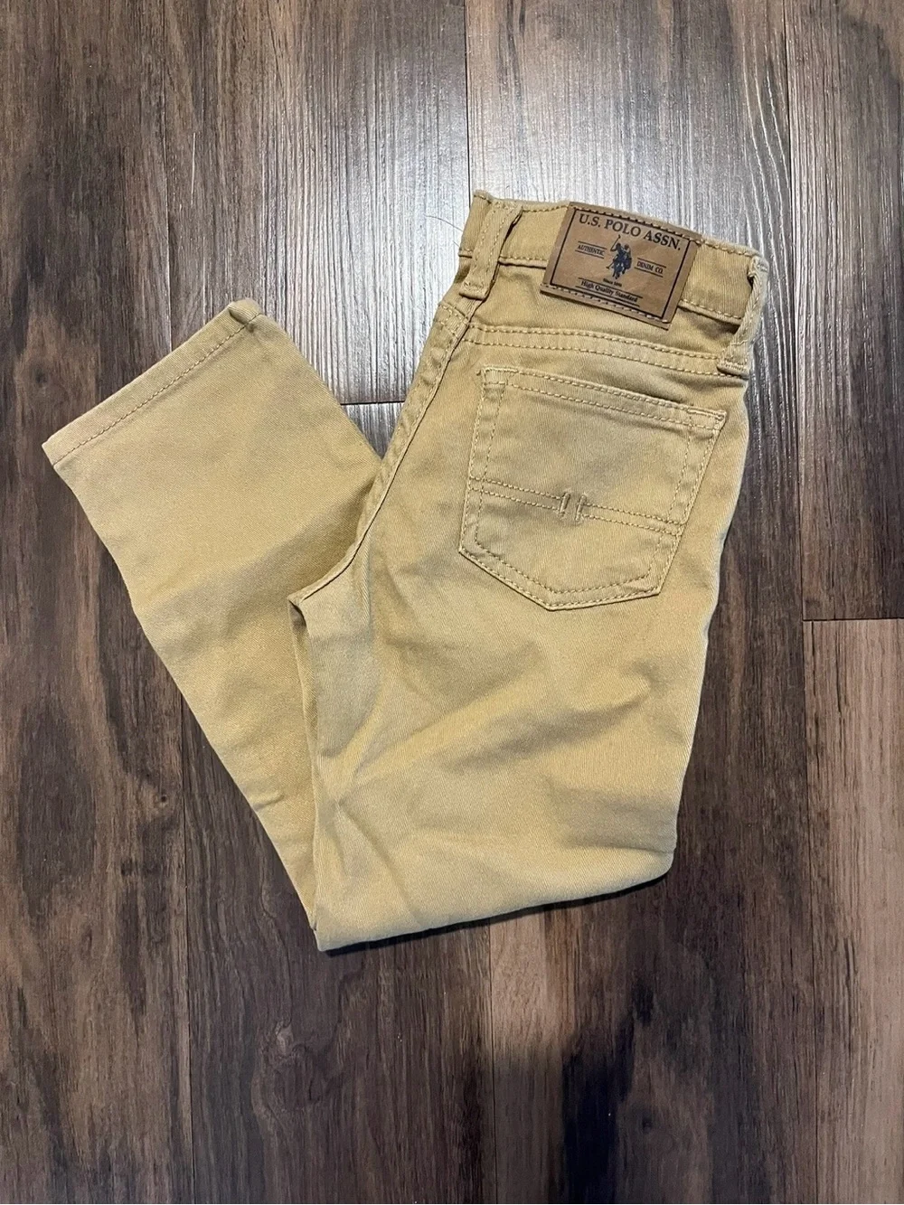U.S. Polo Assn. Tan/Khaki Straight-Leg Pants